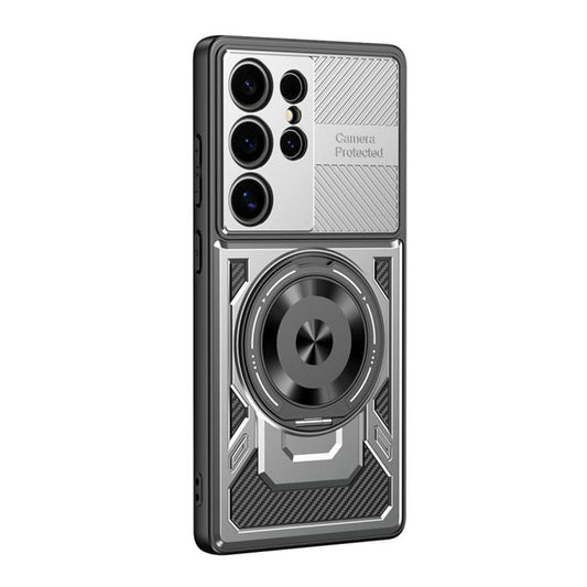 Hoes voor Samsung Galaxy S23 Ultra S918, Techsuit, RuggedCam, Grijs