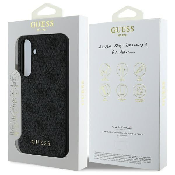 Hoesje voor Samsung Galaxy S24 FE S721, Guess, 4G Charm, Gri
