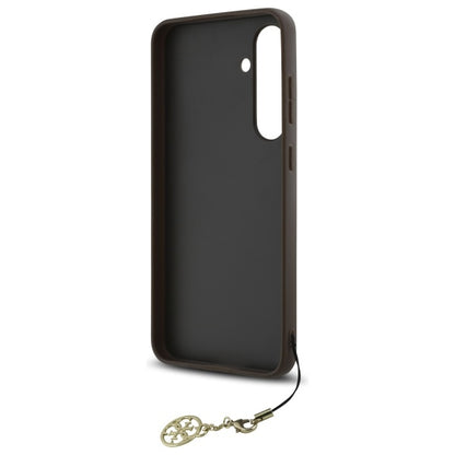 Hoes voor Samsung Galaxy S24 FE S721, Guess, 4G Charm, Bruin