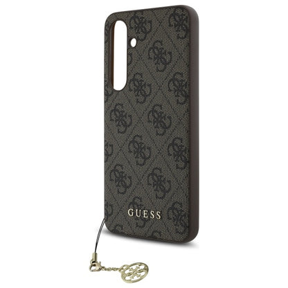 Hoes voor Samsung Galaxy S24 FE S721, Guess, 4G Charm, Bruin