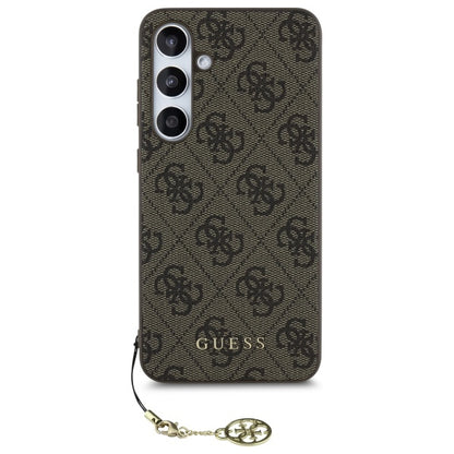 Hoes voor Samsung Galaxy S24 FE S721, Guess, 4G Charm, Bruin