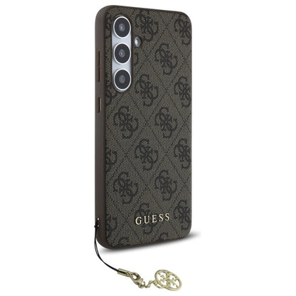 Hoes voor Samsung Galaxy S24 FE S721, Guess, 4G Charm, Bruin