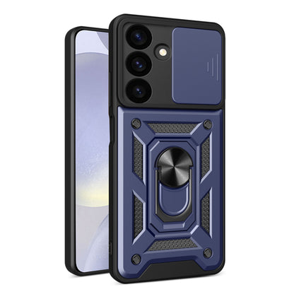 Hoes voor Samsung Galaxy S24 FE S721, Techsuit, CamShield, Blauw