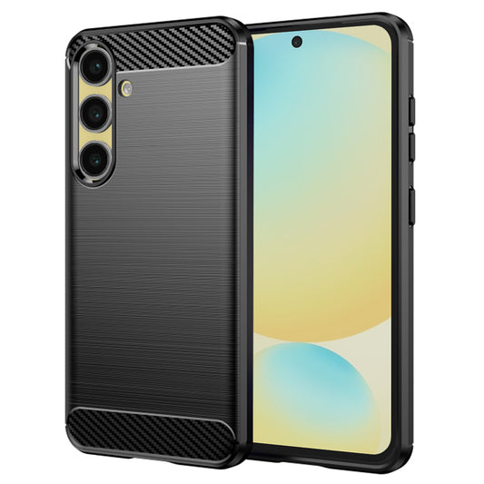 Hoes voor Samsung Galaxy S24 FE S721, Techsuit, Carbon, Zwart