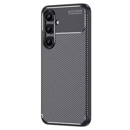 Hoes voor Samsung Galaxy S24 FE S721, Techsuit, CarbonFiber, Zwart