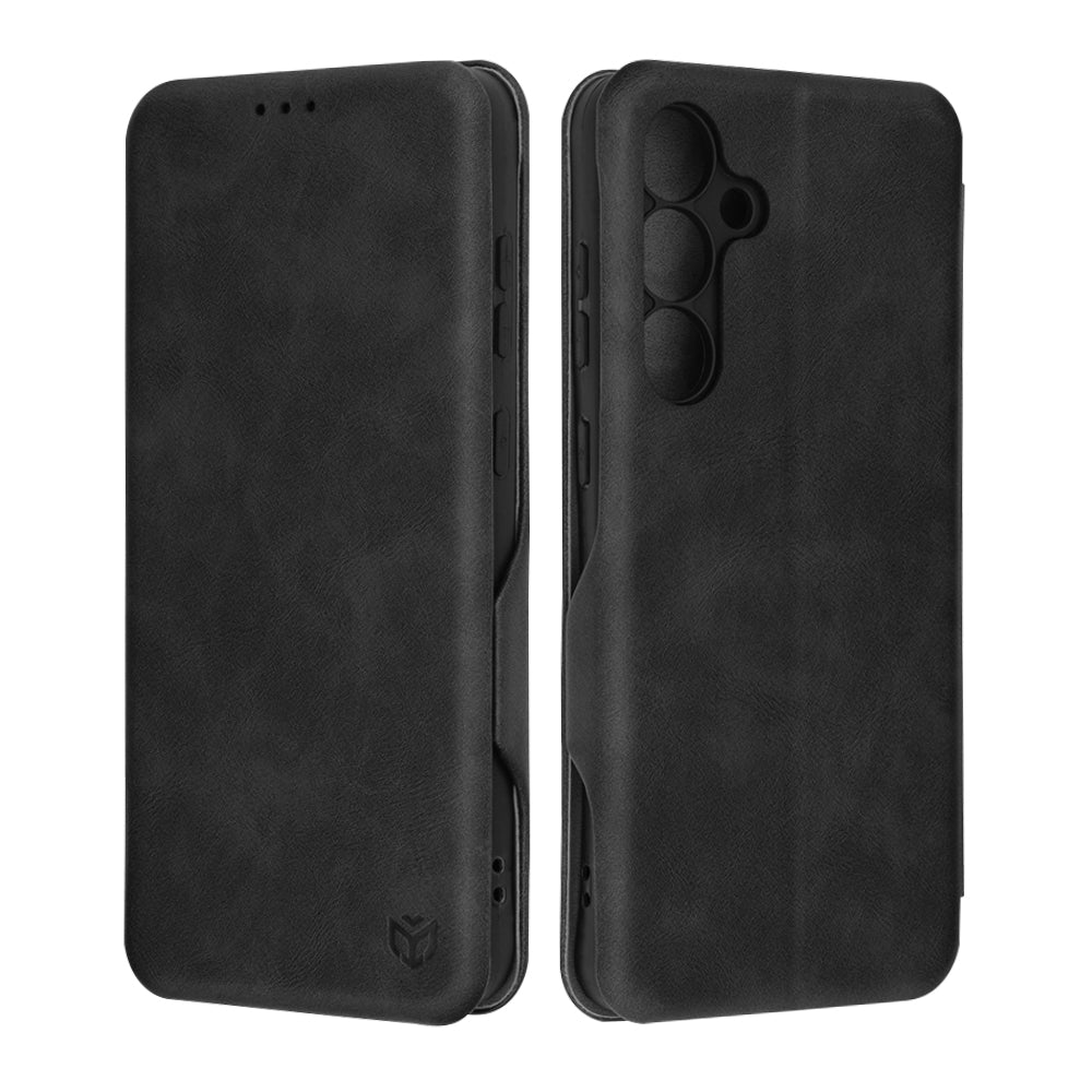 Hoes voor Samsung Galaxy S24 FE S721, Techsuit, Safe Wallet Plus, Zwart