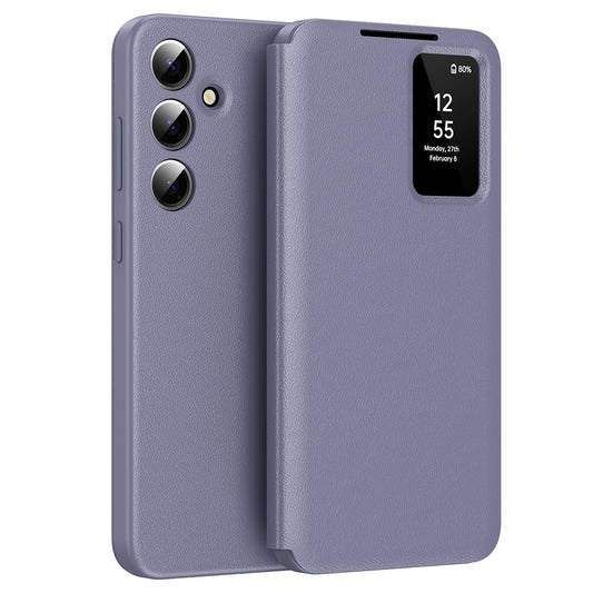 Hoes voor Samsung Galaxy S24 FE S721, Techsuit, SmartView, Paars