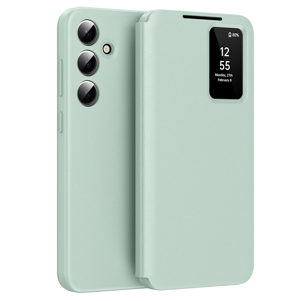 Case for Samsung Galaxy S24 FE S721, Techsuit, SmartView, Green