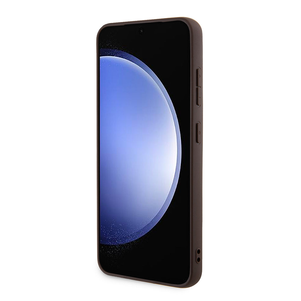 Hoes voor Samsung Galaxy S24+ S926, Guess, 4G Big Logo, Bruin