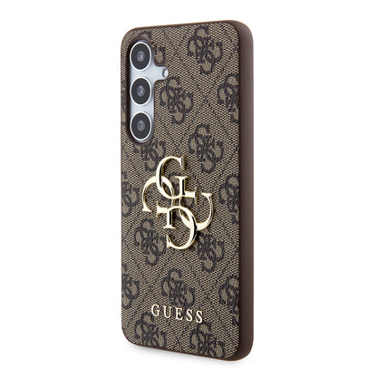 Hoes voor Samsung Galaxy S24+ S926, Guess, 4G Big Logo, Bruin