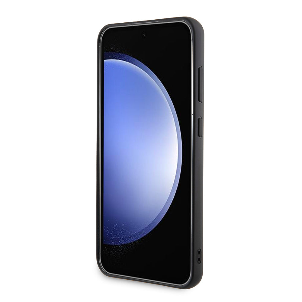 Hoes voor Samsung Galaxy S24+ S926, Karl Lagerfeld, 3D Rubber Ikonik Karl, Zwart