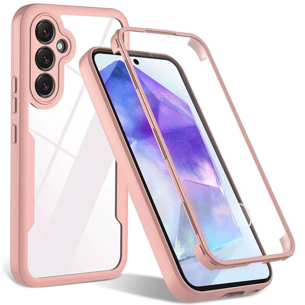 Hoes voor Samsung Galaxy S24+ S926, Techsuit, ColorVerse 360, Roze