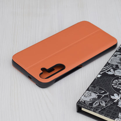 Hoes voor Samsung Galaxy S24+ S926, Techsuit, eFold, Oranje