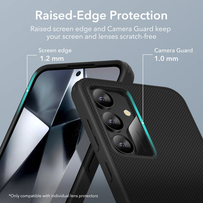 Hoes voor Samsung Galaxy S24 S921, ESR, Air Shield Boost Kickstand, Zwart