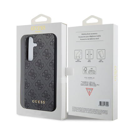 Hoes voor Samsung Galaxy S24 S921, Guess, 4G Charm, Zwart