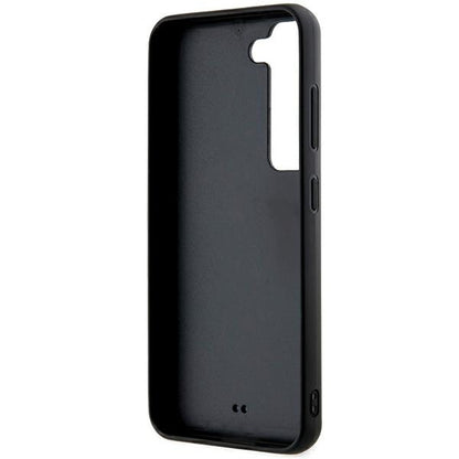 Hoes voor Samsung Galaxy S24 S921, Karl Lagerfeld, 3D Rubber Glitter Logo, Zwart