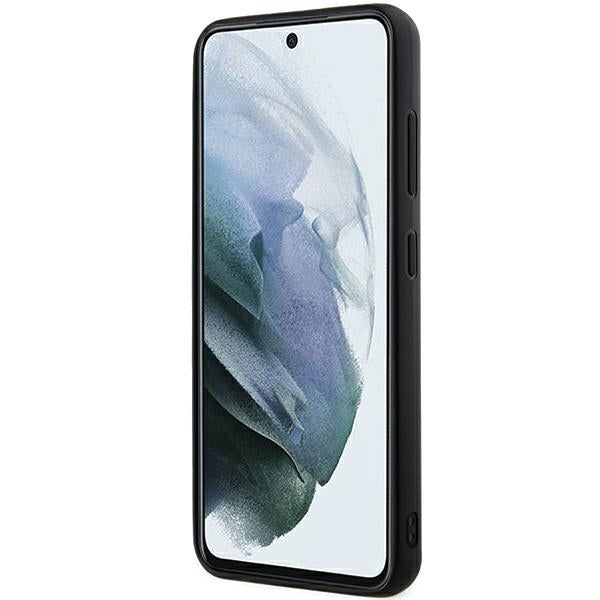 Hoes voor Samsung Galaxy S24 S921, Karl Lagerfeld, 3D Rubber Glitter Logo, Zwart