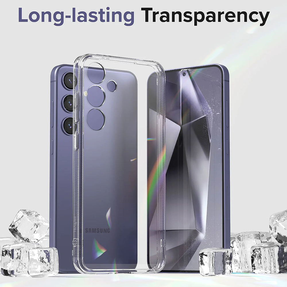 Hoes voor Samsung Galaxy S24 S921, Ringke, Fusion, Transparant