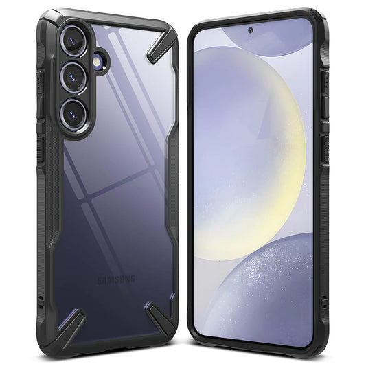 Hoes voor Samsung Galaxy S24 S921, Ringke, Fusion X, Zwart