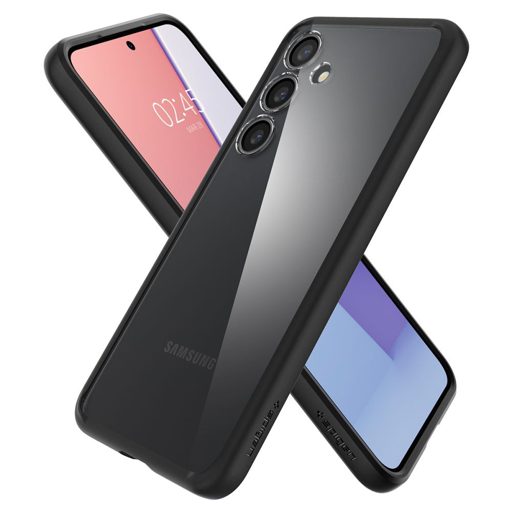 Hoes voor Samsung Galaxy S24 S921, Spigen, Ultra Hybrid, Matzwart ACS07352