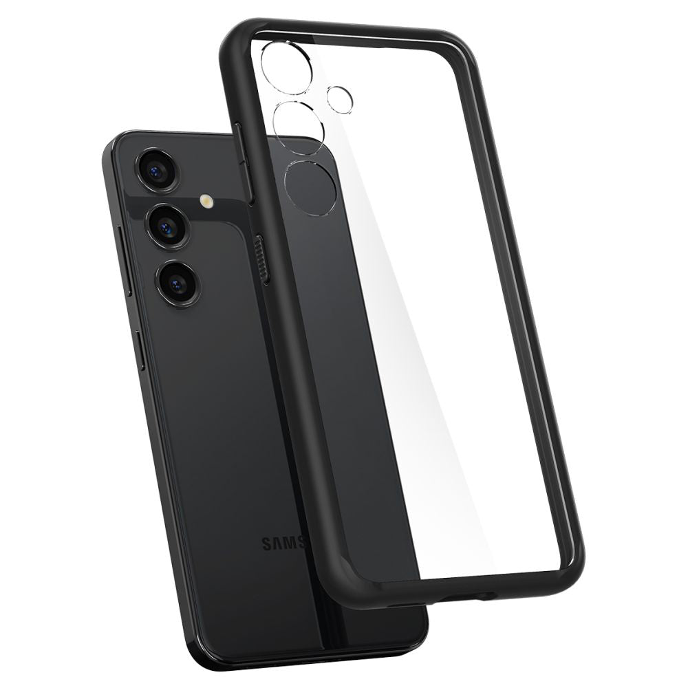 Hoes voor Samsung Galaxy S24 S921, Spigen, Ultra Hybrid, Matzwart ACS07352