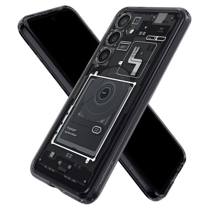 Hoes voor Samsung Galaxy S24 S921, Spigen, Ultra Hybrid Zero One, Matzwart ACS07350