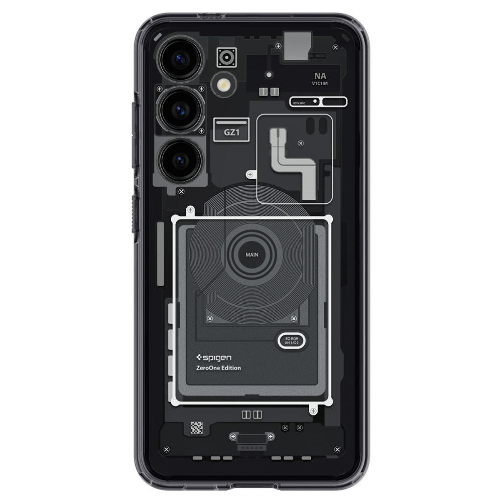 Hoes voor Samsung Galaxy S24 S921, Spigen, Ultra Hybrid Zero One, Matzwart ACS07350