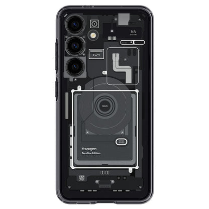 Hoes voor Samsung Galaxy S24 S921, Spigen, Ultra Hybrid Zero One, Matzwart ACS07350