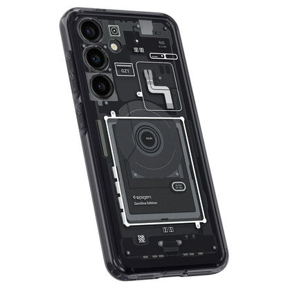 Hoes voor Samsung Galaxy S24 S921, Spigen, Ultra Hybrid Zero One, Matzwart ACS07350