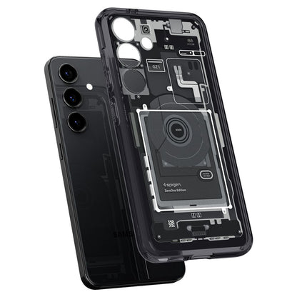 Hoes voor Samsung Galaxy S24 S921, Spigen, Ultra Hybrid Zero One, Matzwart ACS07350