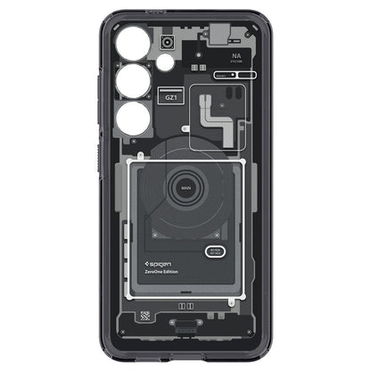 Hoes voor Samsung Galaxy S24 S921, Spigen, Ultra Hybrid Zero One, Matzwart ACS07350