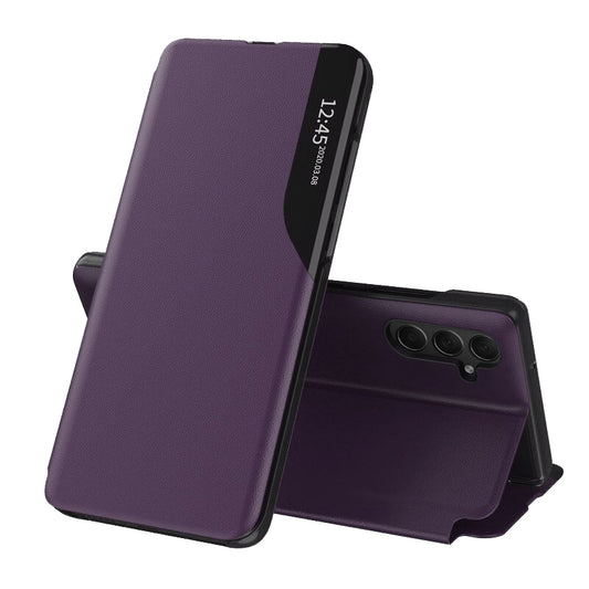 Hoes voor Samsung Galaxy S24 S921, Techsuit, eFold, Paars