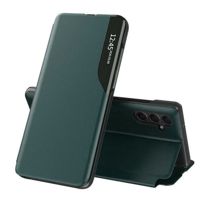 Hoes voor Samsung Galaxy S24 S921, Techsuit, eFold, Groen