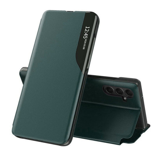 Hoes voor Samsung Galaxy S24 S921, Techsuit, eFold, Groen