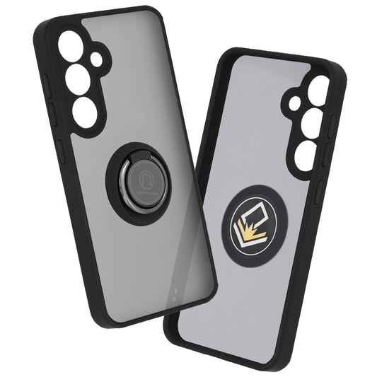 Hoes voor Samsung Galaxy S24 S921, Techsuit, Glinth, Zwart