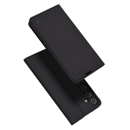 Hoes voor Samsung Galaxy S24 S921, Techsuit, Magskin Book, Zwart
