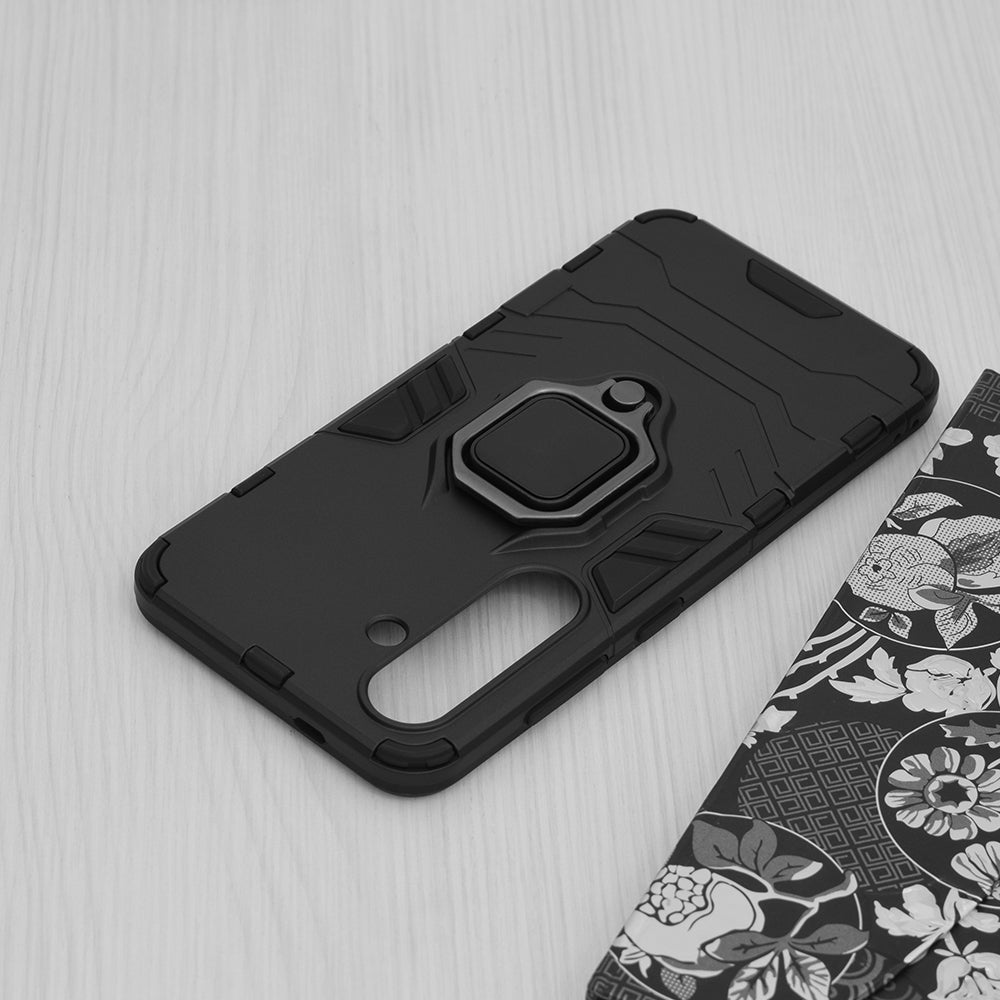 Hoes voor Samsung Galaxy S24 S921, Techsuit, Shield, Zwart