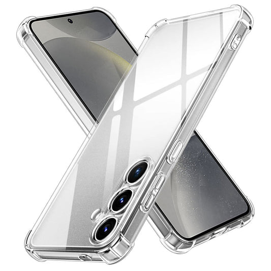 Hoes voor Samsung Galaxy S24 S921, Techsuit, Schokbestendig Helder, Transparant
