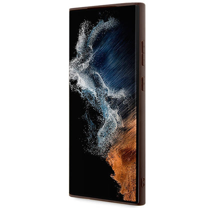 Hoes voor Samsung Galaxy S24 Ultra S928, Guess, 4G Big Logo, Bruin