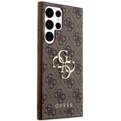 Hoes voor Samsung Galaxy S24 Ultra S928, Guess, 4G Big Logo, Bruin