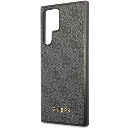 Hoes voor Samsung Galaxy S24 Ultra S928, Guess, 4G Metal Gold Logo, Zwart