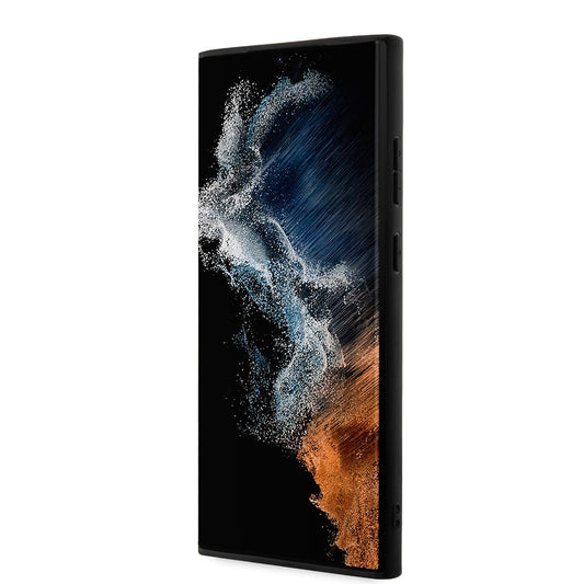 Hoes voor Samsung Galaxy S24 Ultra S928, Guess, 4G Stripe, Zwart