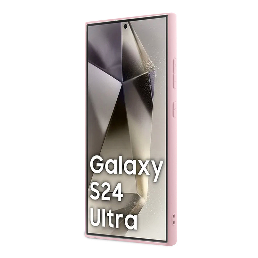 Case for Samsung Galaxy S24 Ultra S928, Guess, Glitter Script, Gold