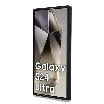 Hoes voor Samsung Galaxy S24 Ultra S928, Karl Lagerfeld, Silicone Karl & Choupette, Zwart