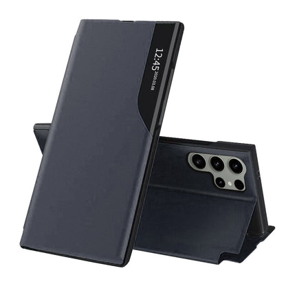 Hoes voor Samsung Galaxy S24 Ultra S928, Techsuit, eFold, Donkerblauw