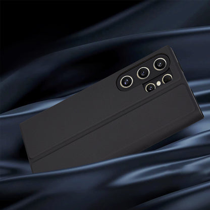 Case for Samsung Galaxy S24 Ultra S928, Techsuit, Magskin Book, Black