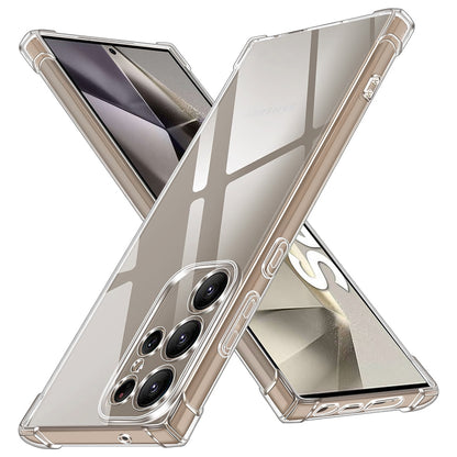 Hoes voor Samsung Galaxy S24 Ultra S928, Techsuit, Schokbestendig Transparant, Helder