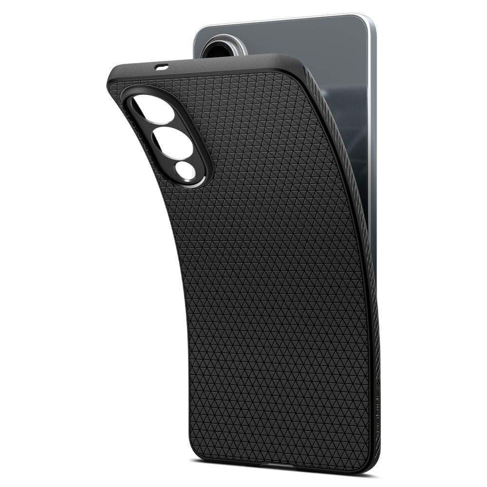Hoes voor Samsung Galaxy S25 Edge S937, Spigen, Liquid Air, Matzwart ACS09420