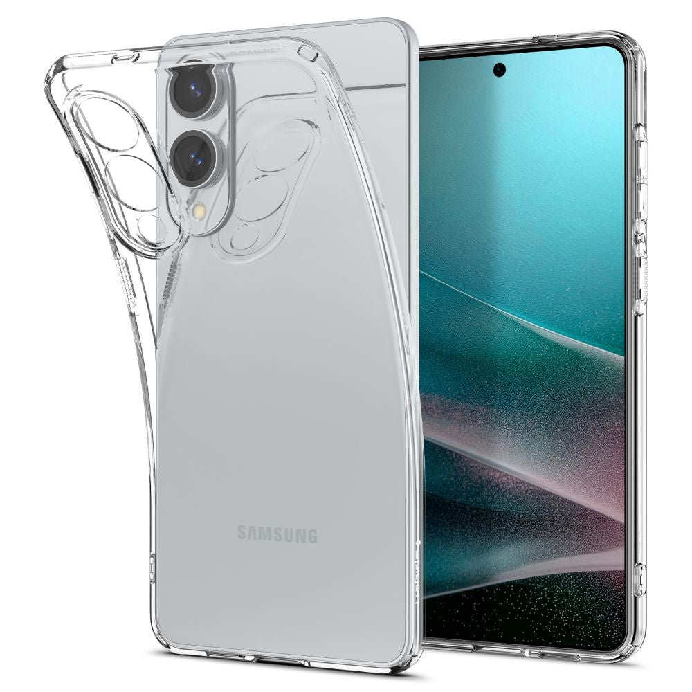 Hoes voor Samsung Galaxy S25 Edge S937, Spigen, Liquid Crystal, Transparant