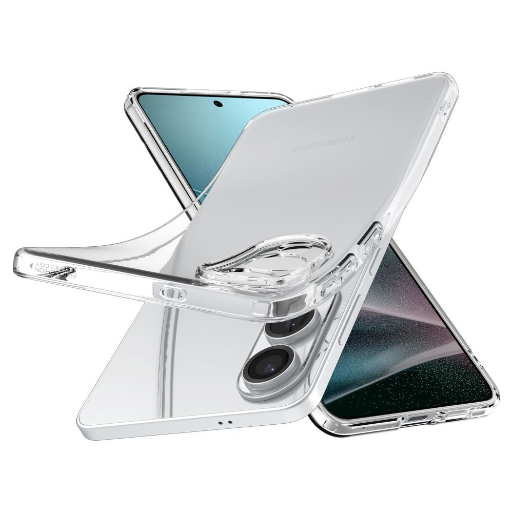 Hoes voor Samsung Galaxy S25 Edge S937, Spigen, Liquid Crystal, Transparant